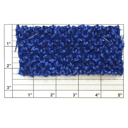 Unique Metallic Elastic Braid 2-1/4" (Per Yard) 4 Colors
