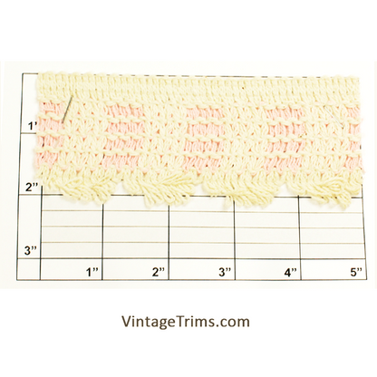Braid w/Loop Fringe 2-3/16" (Per Yard) 2 Colors