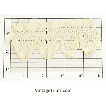 Cluny Style Scalloped Braid 2-1/8" (Per Yard) 2 Colors