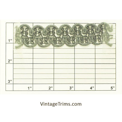 Scalloped Loop Braid 1-1/8"- 5 Colorways