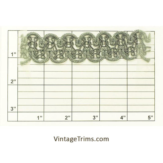 Scalloped Loop Braid 1-1/8"- 5 Colorways