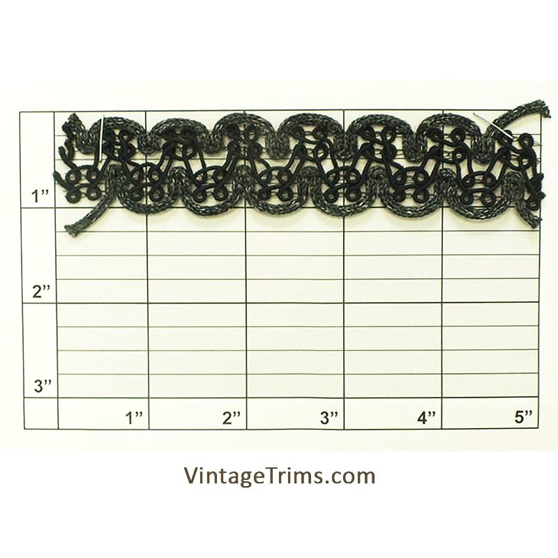Scalloped Loop Braid 1-1/8"- 5 Colorways