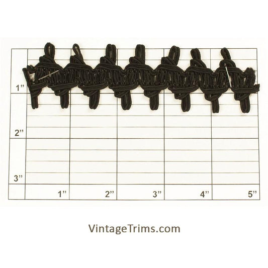 Scalloped Loop Braid 1-1/2" (Per Yard) 2 Colors