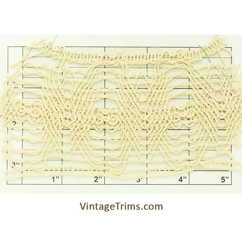 Elasticized Cluny Lace Braid 3" - 2 Colors