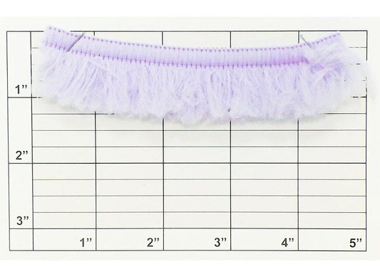Fuzzy Brush Fringe 1-1/8" (Per Yard) 2 Colors