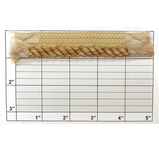 Cordedge w/Lip 3/8" (Per Yard) 2 Colors