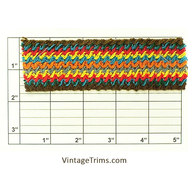 Horizontal Stripe Braid 1-5/8" - 3 Colorways
