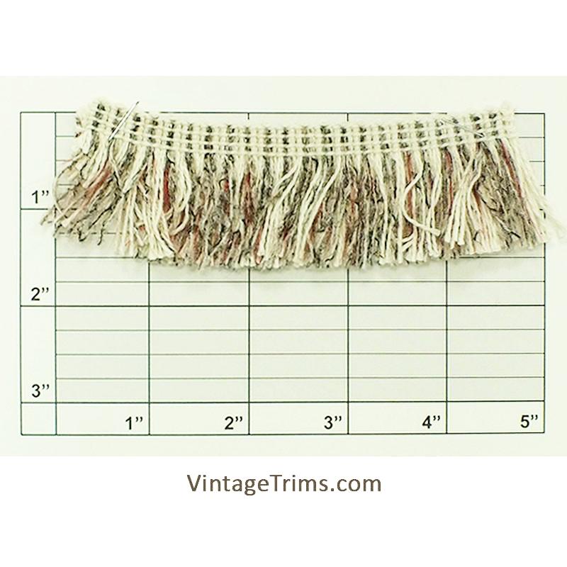 Brush Fringe 1-1/2" (Per Yard) 2 Colors