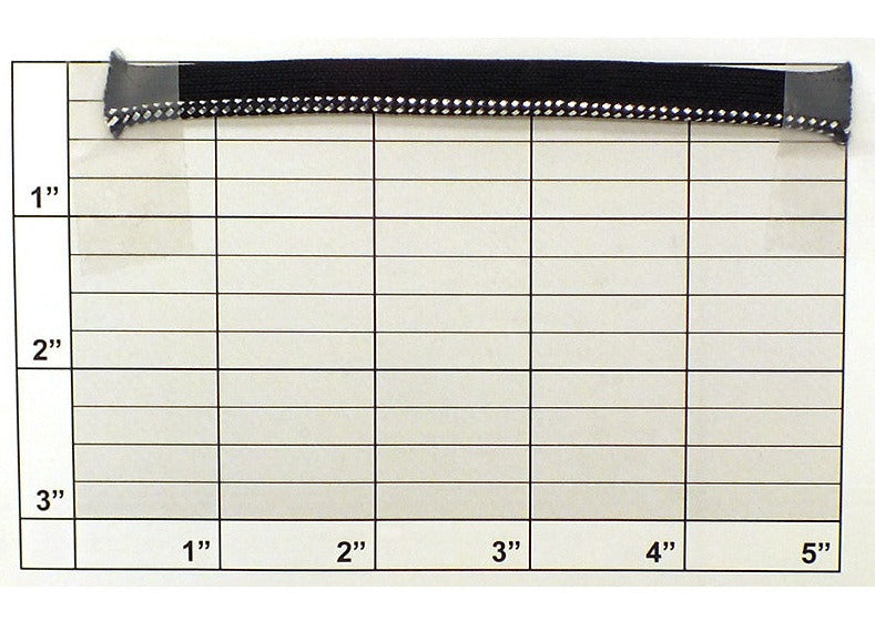 Navy with Silver Metallic Cord Piping 1/8"