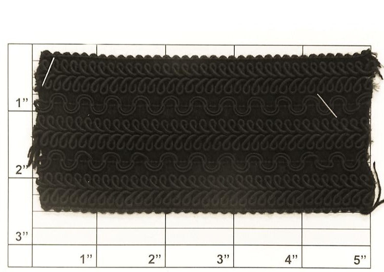 wide-chenille-decorative-elastic-black