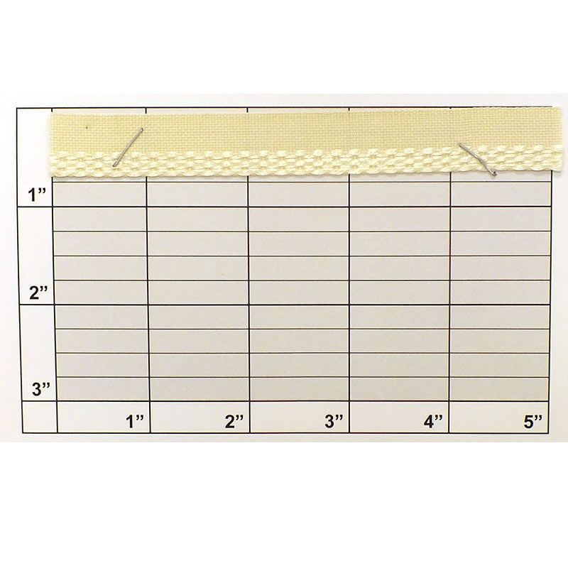 Piping w/Lip 1/4" (Per Yard) Special Ivory