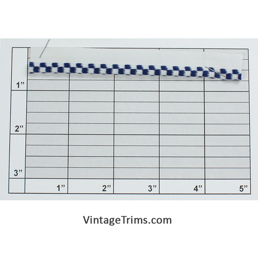Checkered Piping w/Tape 1/4" - 4 Colorways