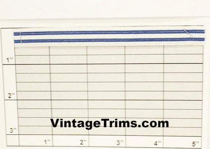 Stripe Elastic Braid 1/2"  - 8 Colorways