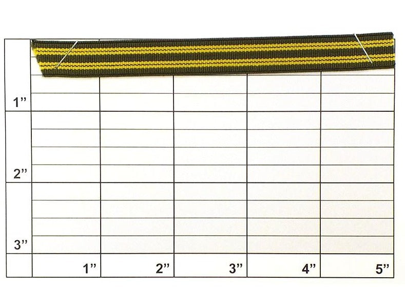 Stripe Elastic Braid 1/2"  - 8 Colorways