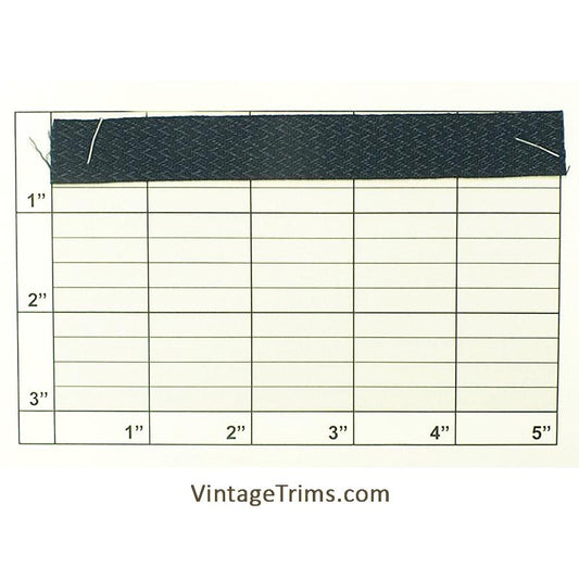Dark Navy ZigZag Braid 5/8"