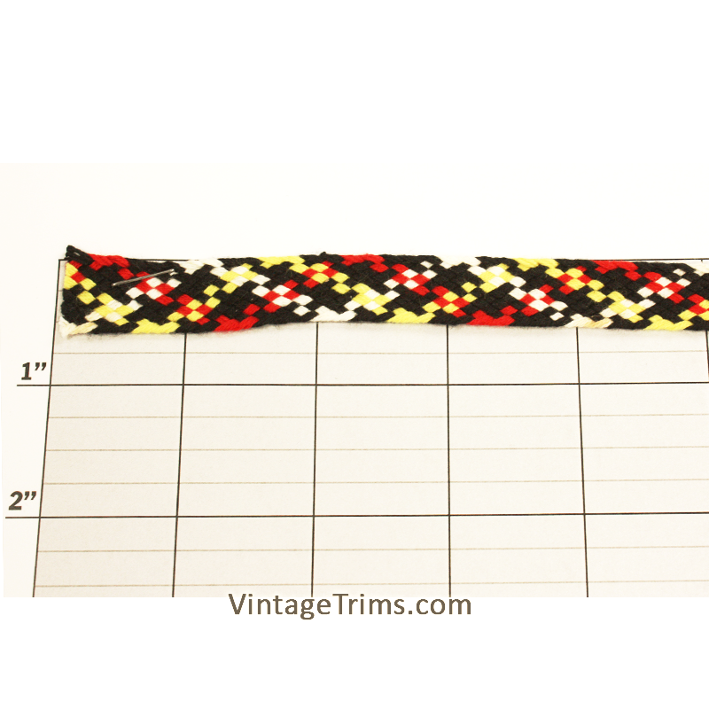 Multi-Color Flat Braid 5/8" - 2 Colorways