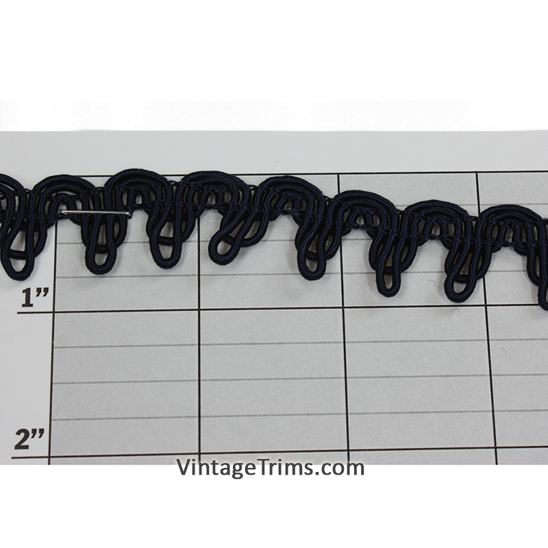 Triple Loop Gimp Braid 3/4" - 2 Colors
