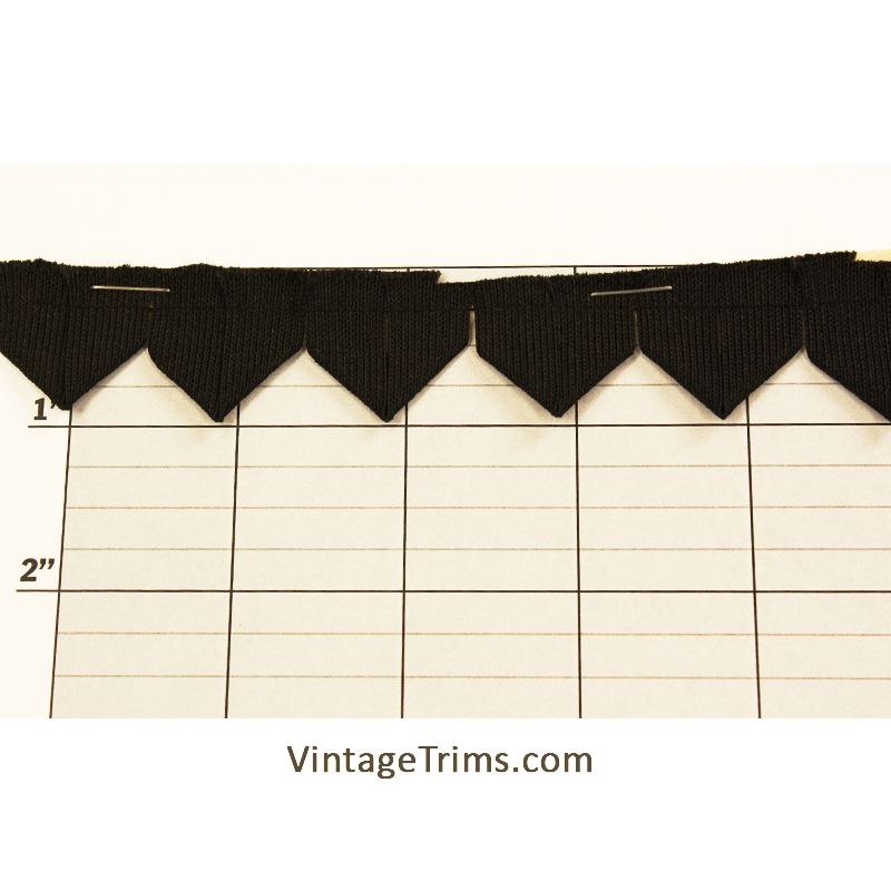 Rayon Points Braid Fabric Trim 1"