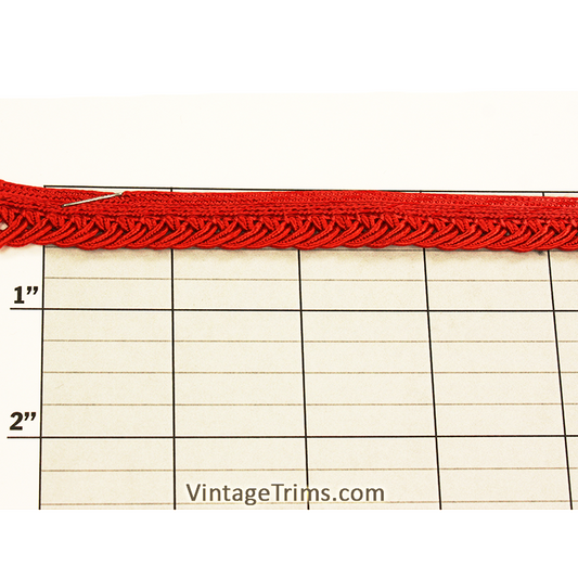 Red Decorative Braid 7/16"