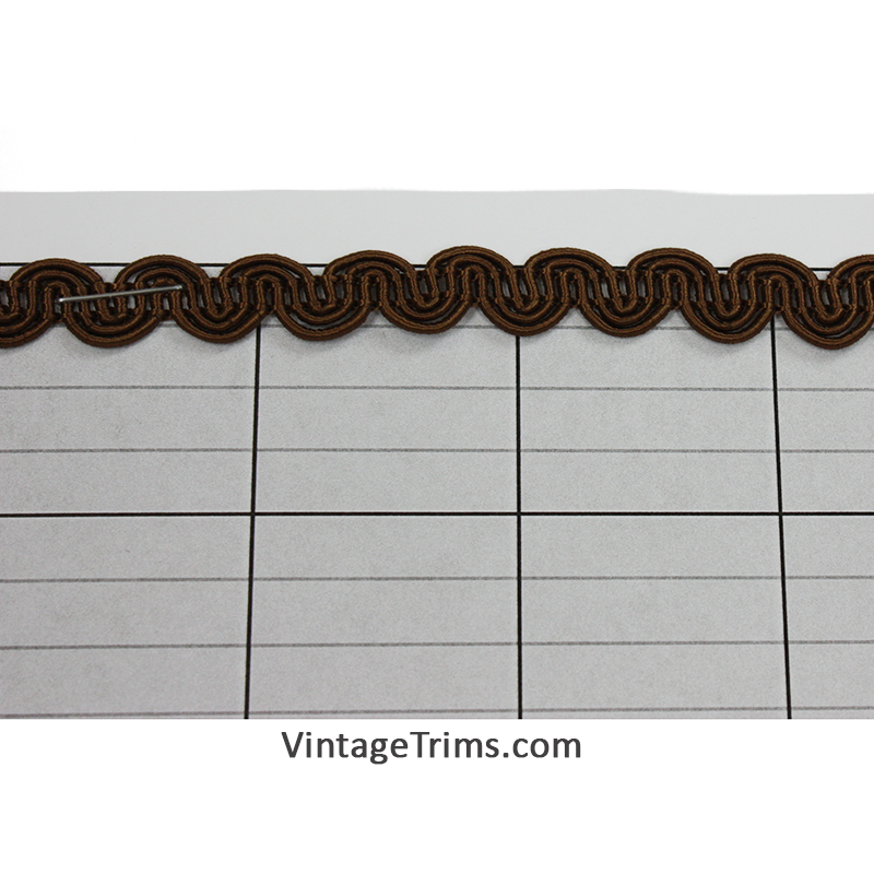 Wavy Line Gimp 3/8" - 2 Colors