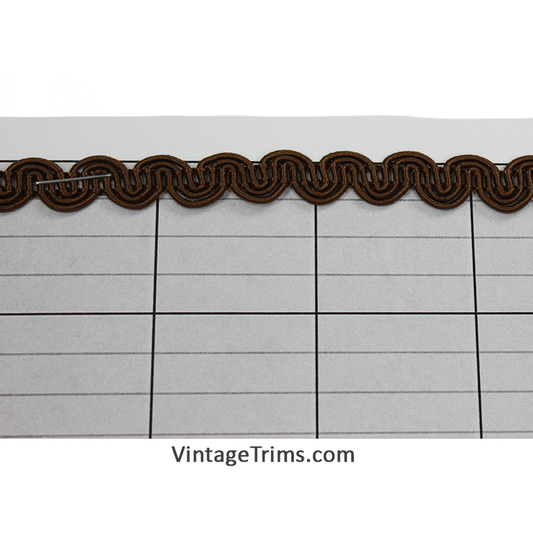 Wavy Line Gimp 3/8" - 2 Colors