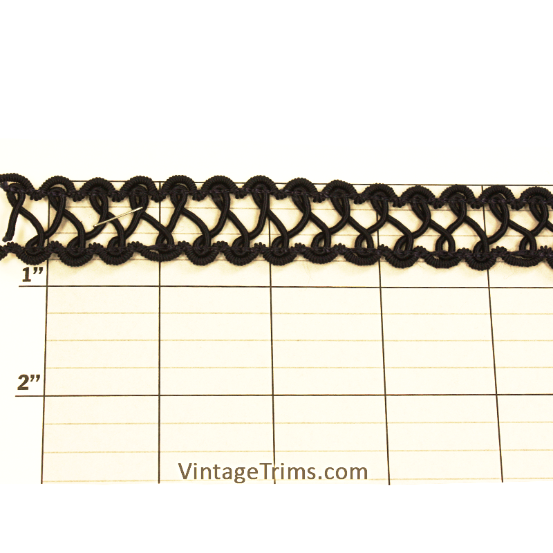 Double Scallop Edge Gimp 15/16" - 3 Colors