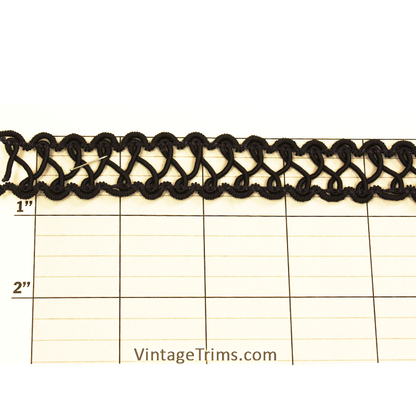 Double Scallop Edge Gimp 15/16" - 3 Colors