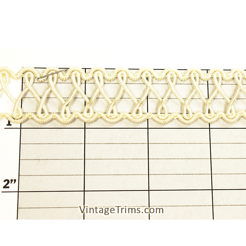 Double Scallop Edge Gimp 15/16" - 3 Colors