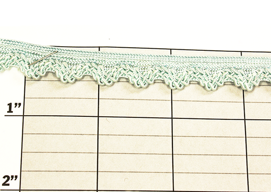 Lacy Scallop Gimp 7/16" - 4 Colors