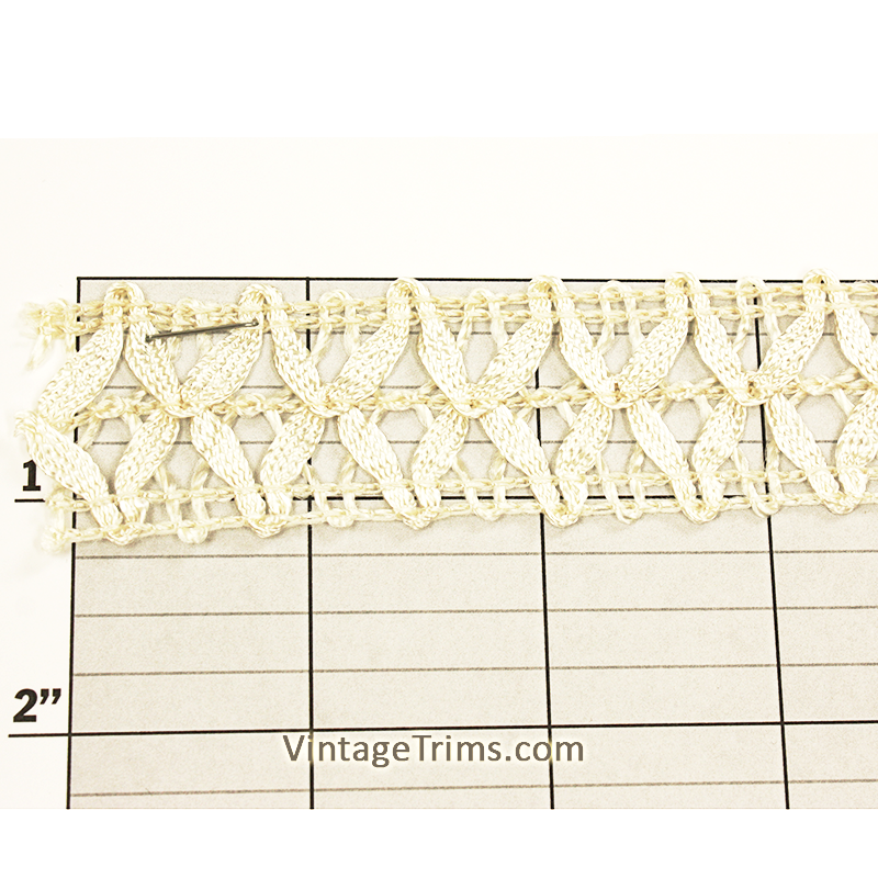 Knotted X Decorative Braid 1"
