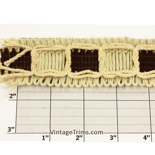 Large Squares Chunky Braid 1-5/8" - 3 Colorways