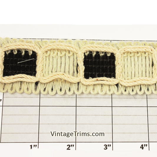 Large Squares Chunky Braid 1-5/8" - 3 Colorways