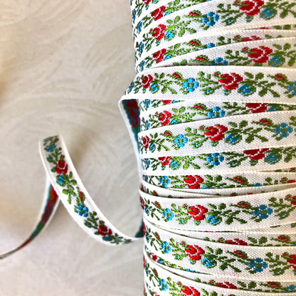 Floral Vine Jacquard 3/8" - 16 Colorways