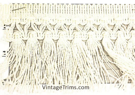 Cotton Tassel Fringe 3-1/4"