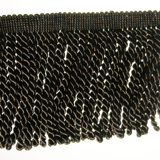 6&quot; Dark Brown Fringe- Bullion