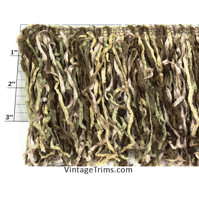 Versaille Multicolor Rayon Chenille Fringe 5" - 16 Colorways