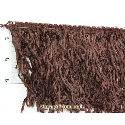 Versaille Solid Color Rayon Chenille Fringe 5" - 26 Colors