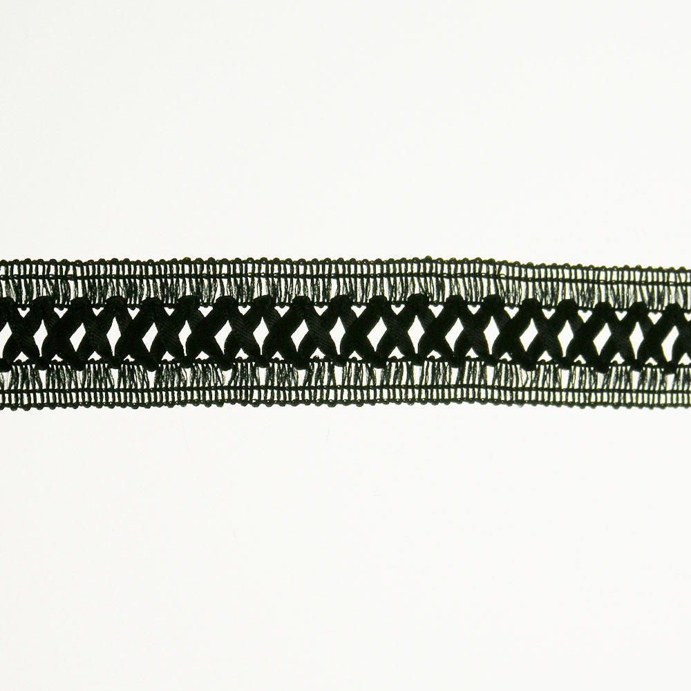 Black-criss-cross-braid