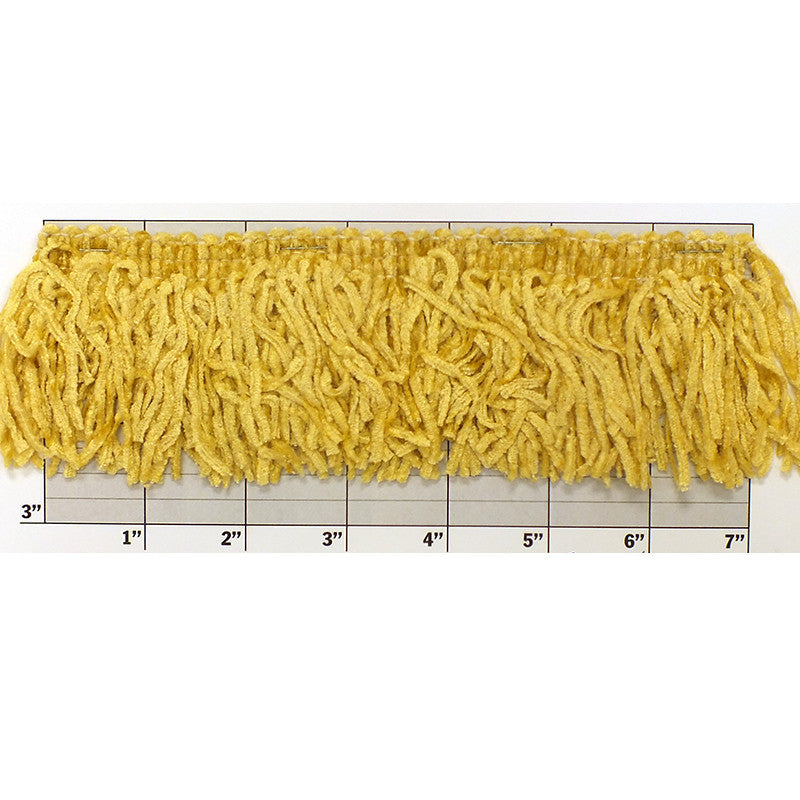 Versaille Collection Solid Color Rayon Chenille Fringe 2-1/2"