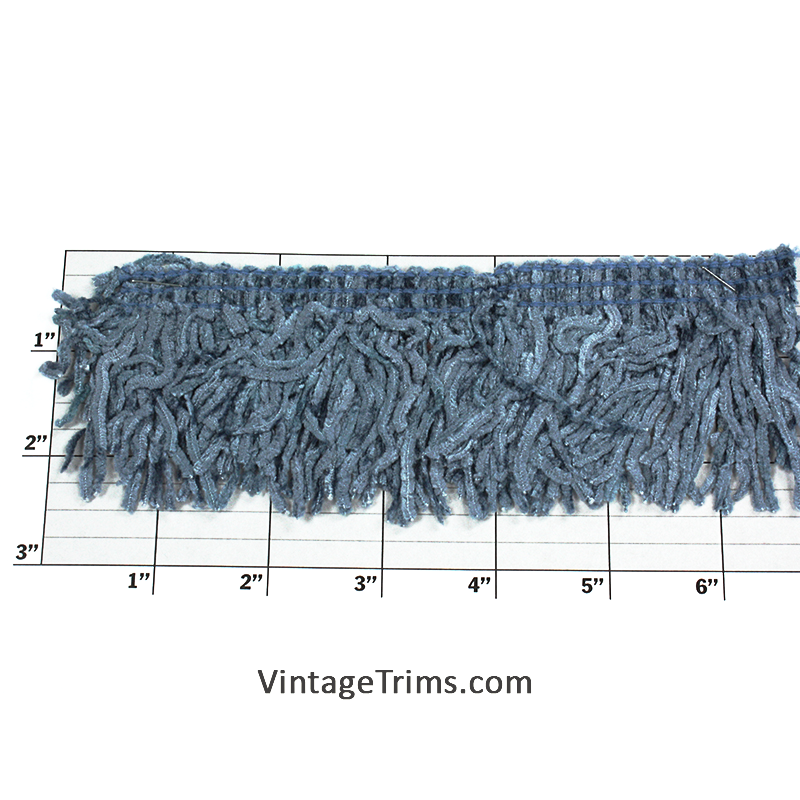 Versaille Collection Solid Color Rayon Chenille Fringe 2-1/2"