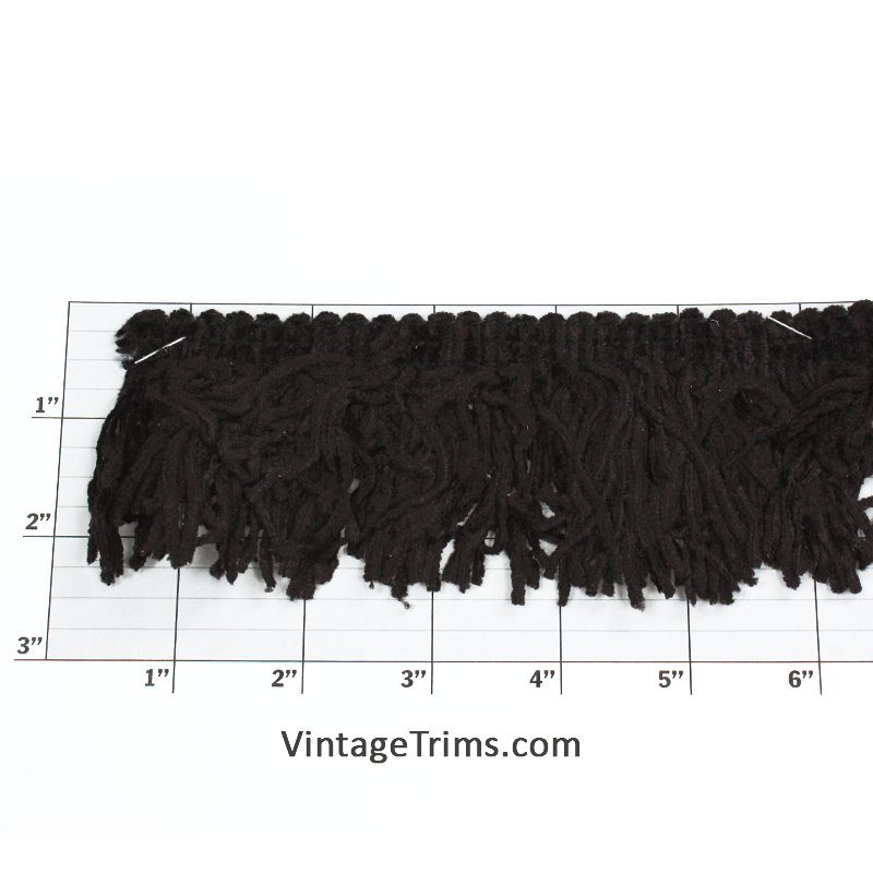 Versaille Collection Solid Color Rayon Chenille Fringe 2-1/2"