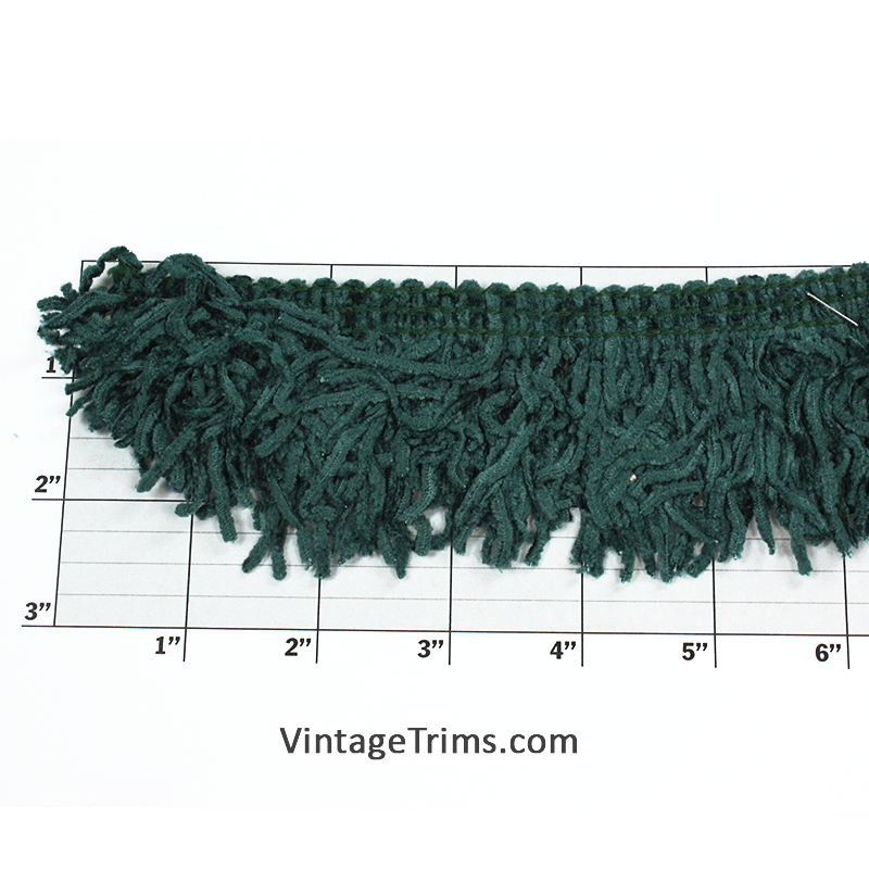 Versaille Collection Solid Color Rayon Chenille Fringe 2-1/2"