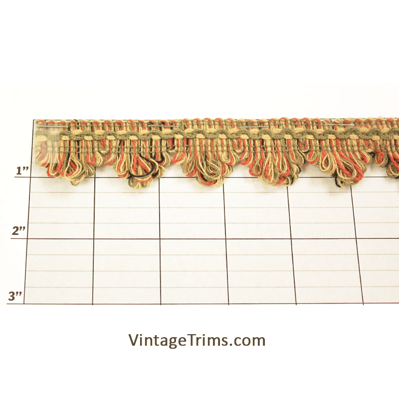 Multicolor Loop Fringe – Vintage Trims