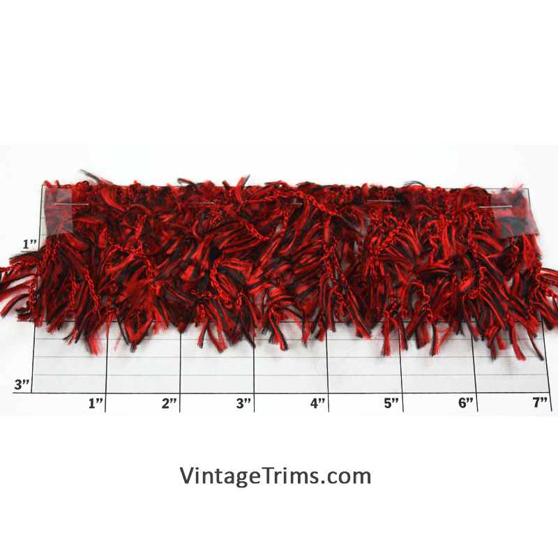Ostrich Feather Like Fringe 2-1/2" - 5 Colors