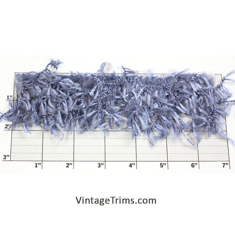 Ostrich Feather Like Fringe 2-1/2" - 5 Colors