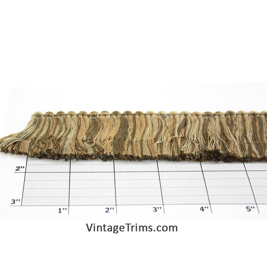 Brush Fringe 1-3/4" Sage Multi