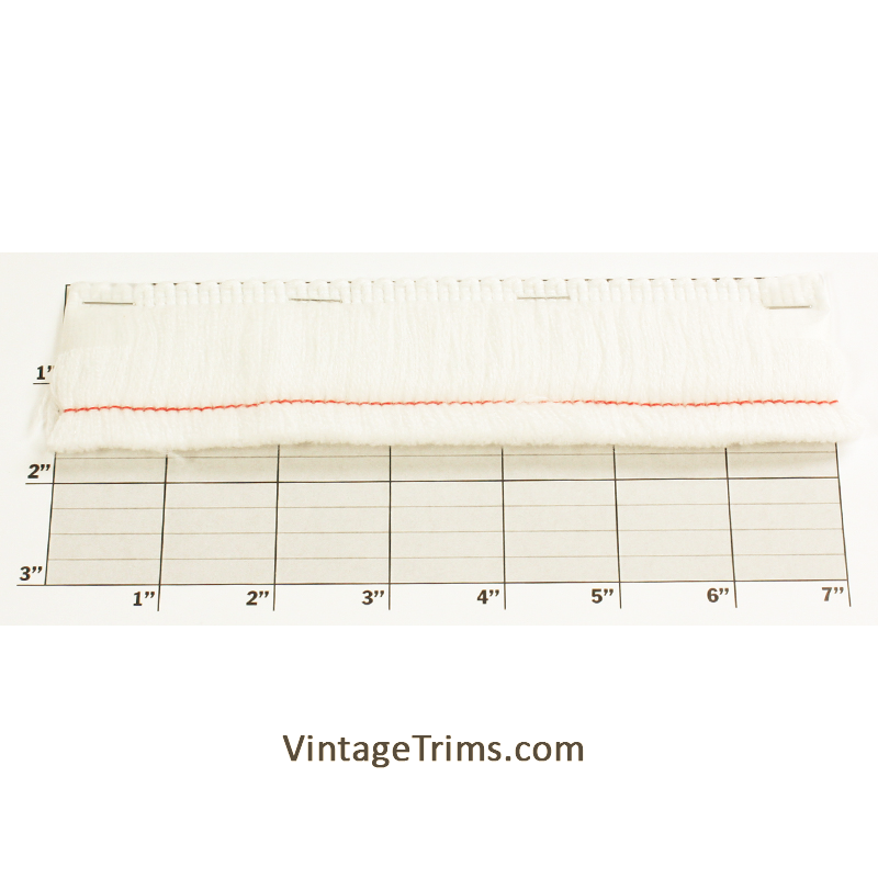 Acrylic Brush Fringe 1-3/4" (Per Yard) Winter White