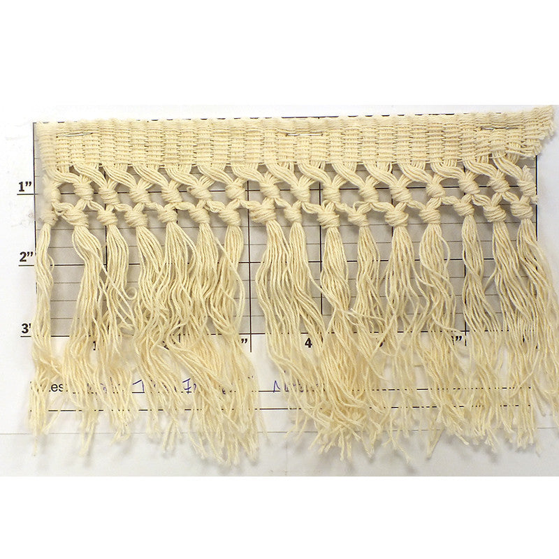 Knotted Tassel Fringe 5"