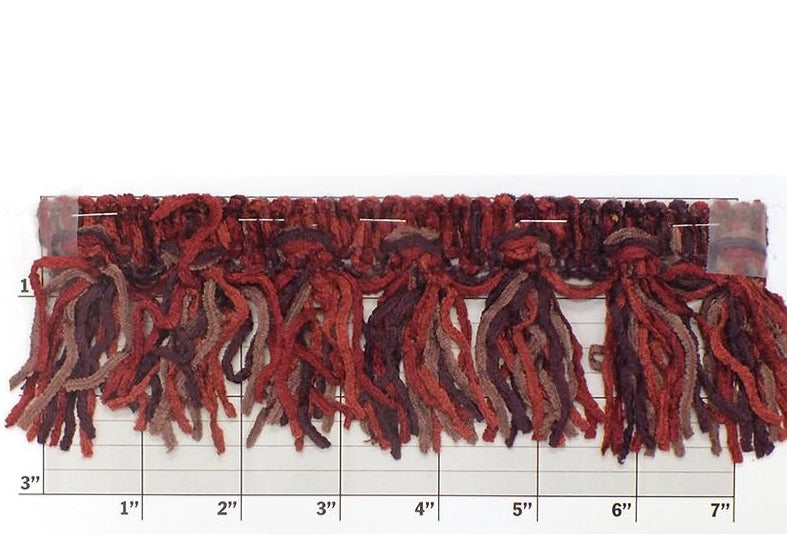 Versaille Multicolor Chenille Tassel Fringe 2-1/2" 17 Colors