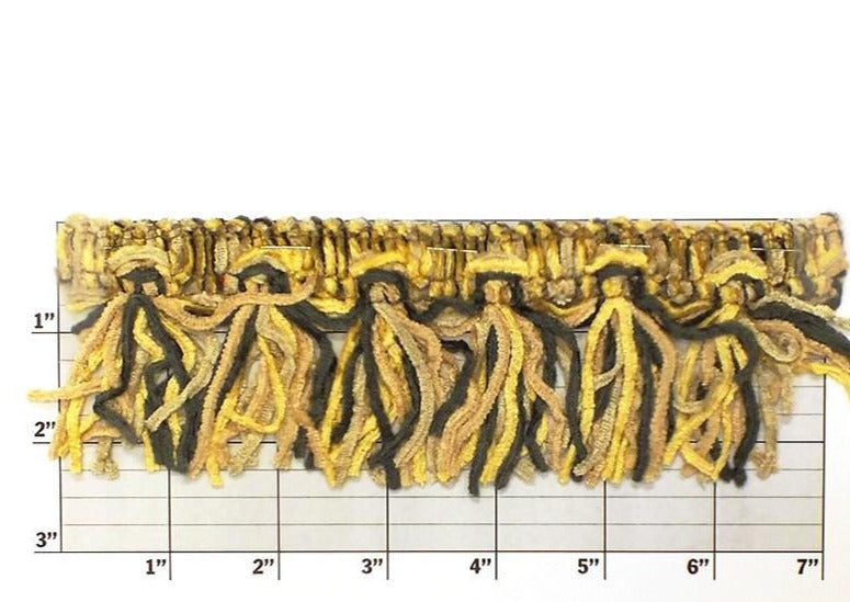 Versaille Multicolor Chenille Tassel Fringe 2-1/2" 17 Colors